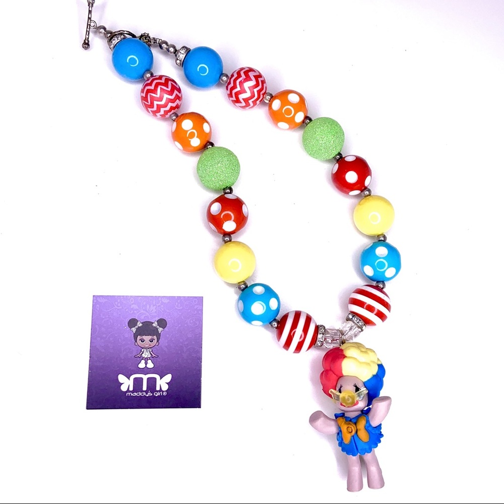Chunky Bubblegum Necklace: MLP Clown